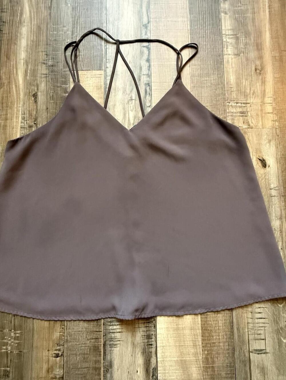 Wet Seal Brown Camil‎ Vintage Sz L Strappy